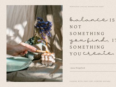 Morphadore - Longtail Script