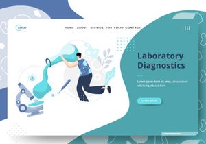 Medical Online sets Illustration