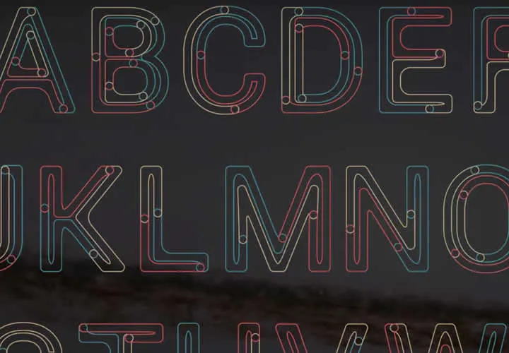 Alphabet: Animated Font & AE Project