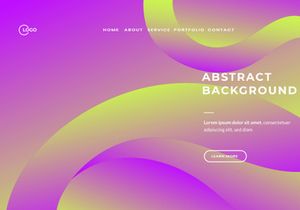 Modern Abstract Background with Purple and Yellow gradient