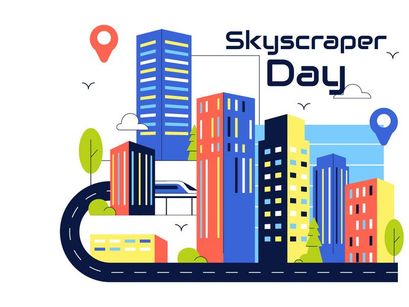 10 Skyscraper Day Illustration
