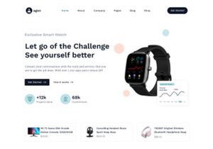 E-commerce Header Exploration - Smart Watch