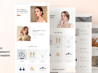 Ziper - Jewelry and Fashion E-Commerce Adobe XD Template