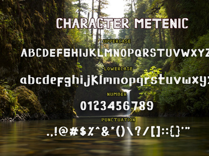 Metenic - Handwritten Font