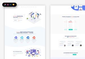 Digital Agency Landing Page Template