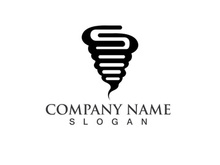 Tornado logo symbol vector illustration design