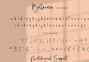 Bellanova - Signature Font