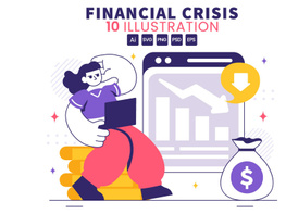10 Financial Crisis Illustration preview picture