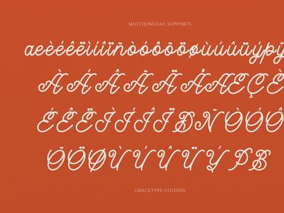 Caniora Florents | Monoline Script Font