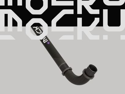 L Shaped Pipe Mockup