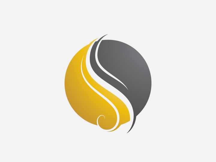 Hair woman and face logo and symbols