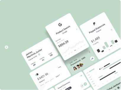 Card UI Elements for Adobe XD