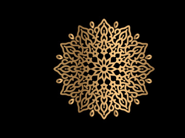 Mandala Flower Art Logo Background Design preview picture