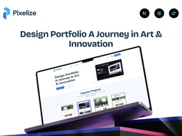 Pixelize Portfolio Nextjs Template preview picture