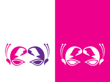 Butterfly logo icon vector design illustration