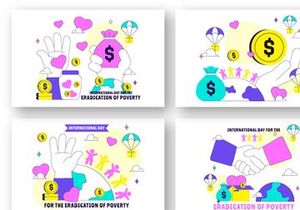 10 Eradication of Poverty Day Illustration