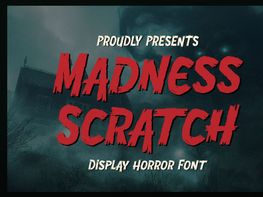 Imagen de vista previa de Madness Scratch | Fuente de Terror Display