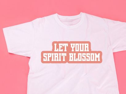 Cherry Blossom - Modern Slab Serif