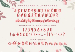 Arthur Taniya - Lovely Calligraphy Font