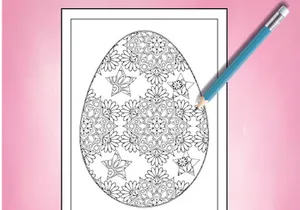 50 Mandala Easter Coloring Pages