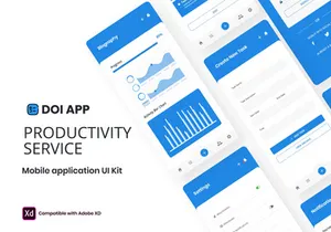 DOI Productivity Mobile Application - UI Kit