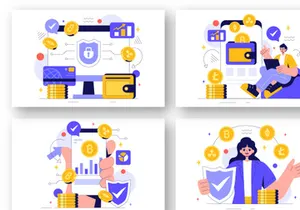 13 Cryptocurrency Wallet Illustration