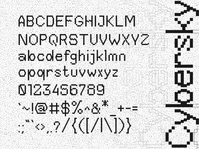 Bitroad Edgy Y2K Pixel Font