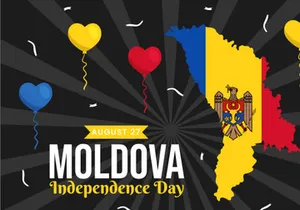 15 Moldova Independence Day Illustration