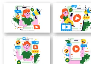 10 Short Video and Reels Illustration
