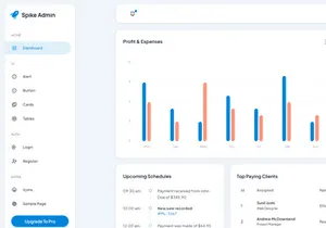 Spike NuxtJS Free Admin Dashboard Template
