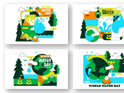 10 World Water Day Illustration