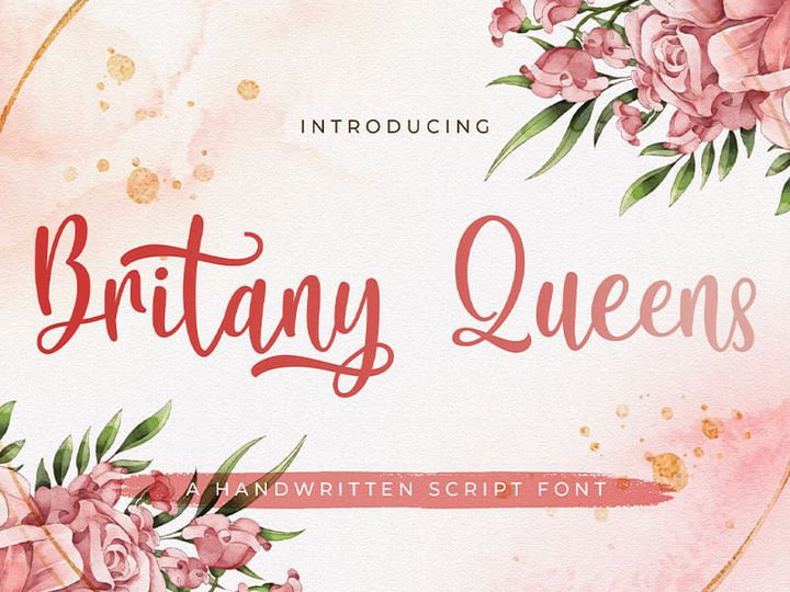 Britany Queens - Handwritten Font