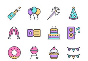 Party Icon Set