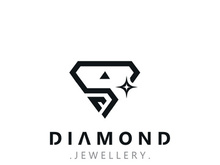 Diamond jewelry Logo, jewelry shop business identity, emblem, creative design