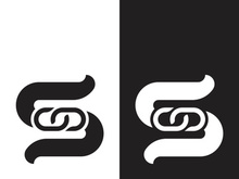 Business corporate S letter logo design vector