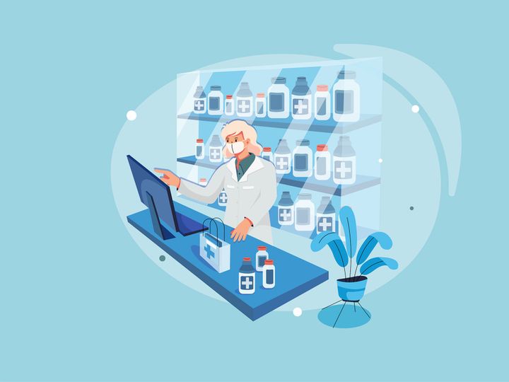 Pharmacy Drug Illustration
