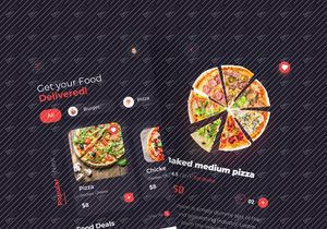 Food Delivery App Dark bagian2