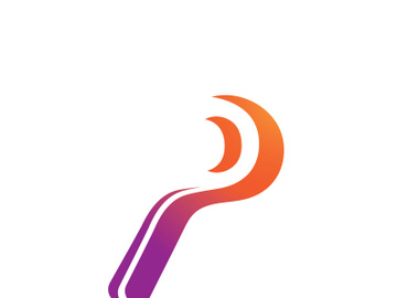 p logo and symbol vector template preview picture