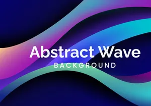Colorful Gradient Background Wave