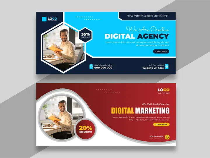 Digital Marketing Facebook Cover Banner Ver-29