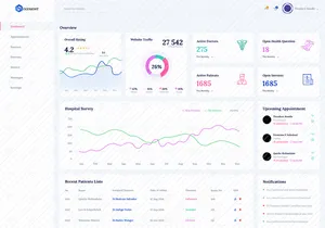 Holymont - Medical Admin Dashboard UI Kit