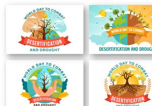 12 Day to Combat Desertification and Drought Illustration