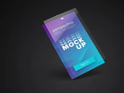 Perspective App Screen Mockup 01
