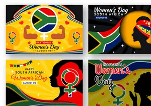 12 Women's Day in South Africa Illustration
