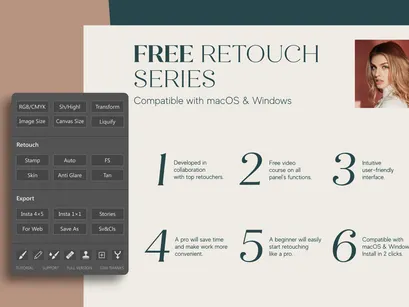 Free Retouch Panel for Adobe Photoshop