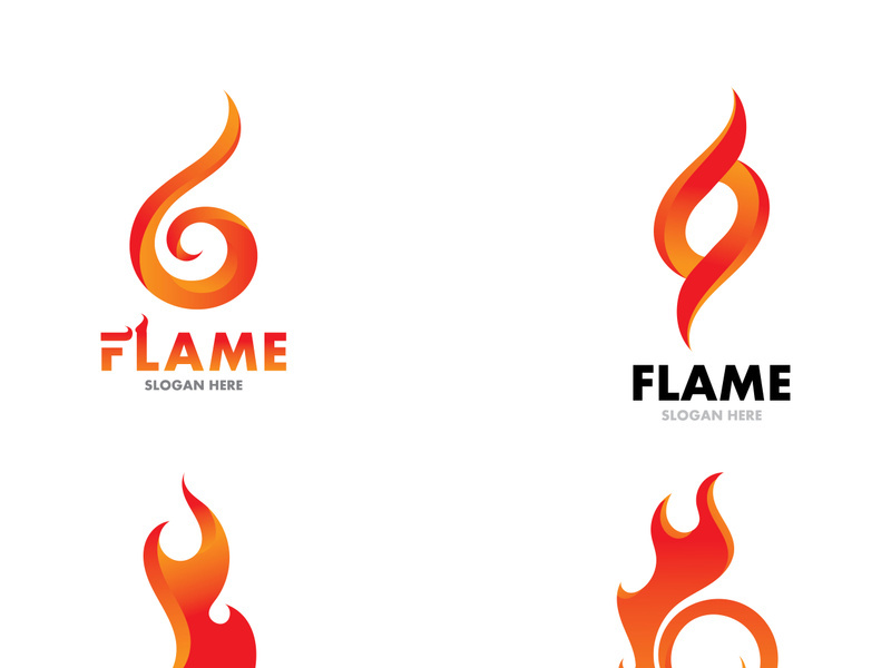 Fire flame vector illustration design