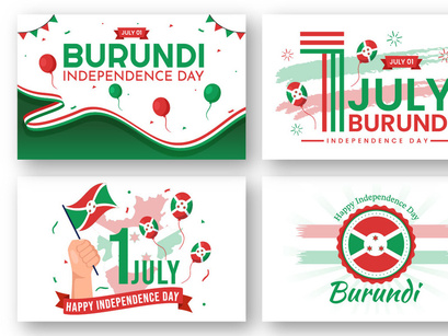 15 Burundi Independence Day Illustration