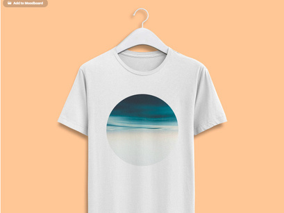 Free T Shirt On A White Hanger Mockup By Malli Graphics Epicpxls
