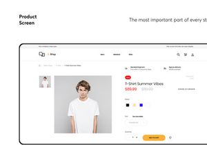Responsive ECommerce UI Kit