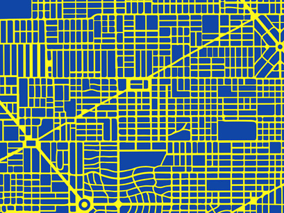 City map set seamless pattern